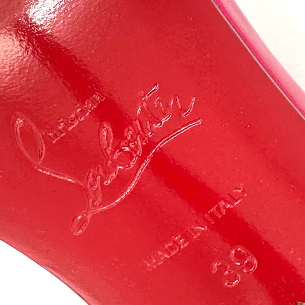Christian Louboutin Pink Strappy Sandals - Picture 15 of 16